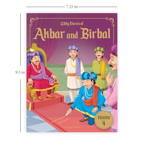 Witty Stories of Akbar and Birbal - Collection of 10 Books: Illustrated Humorous Stories For Kids (Paperback)