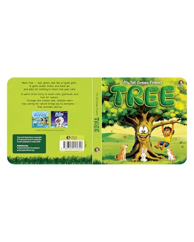 My Tall Green Friend - Tree | Early Learning Board Books for Kids | Colourful and Illustrated | Nature, Care & Awareness | Puzzle at the End | Age 3+ (Board book)