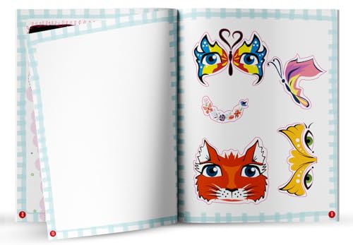 Stick and Style - Fabulous Face Art (Sticker Activity Book) (Paperback)