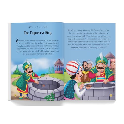 The Illustrated Wisdom Tales from India for Children (Boxed set of 3 Books)-Tenali Rama |Akbar and Birbal | Mulla Nasruddin: Collection of 3 Books (Illustrated Story Books) (Hardcover)