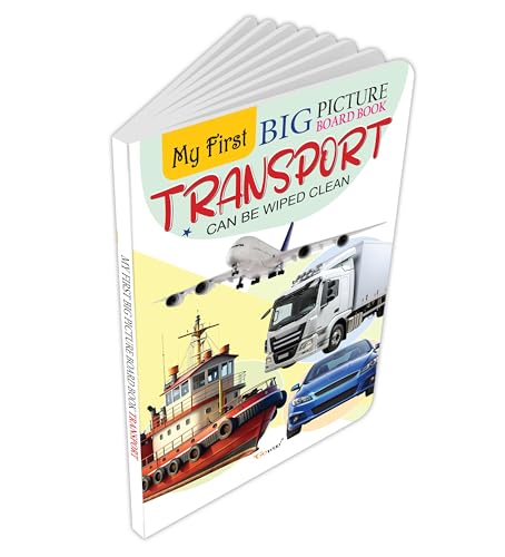 My First Big Picture Board Book Transport :- Educational transport board for kids, Fun Educational Picture Board, Colourful Early Learning for Kids (Board book)