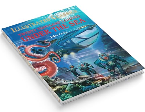 Twenty Thousand Leagues Under The Sea: Illustrated Abridged Children Classics English Novel With Review Questions (Hardback) (Paperback)