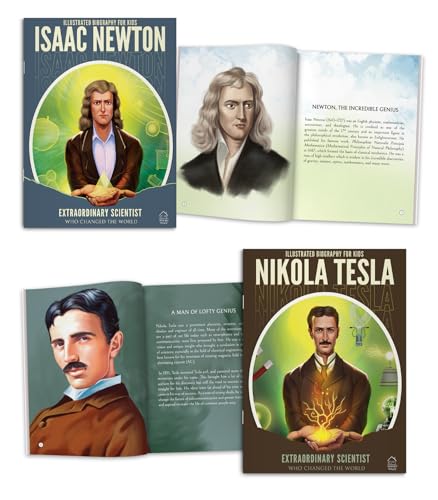 Illustrated Biography for Kids: Extraordinary Scientists who Changed the World: Set of 6 Books (Paperback)