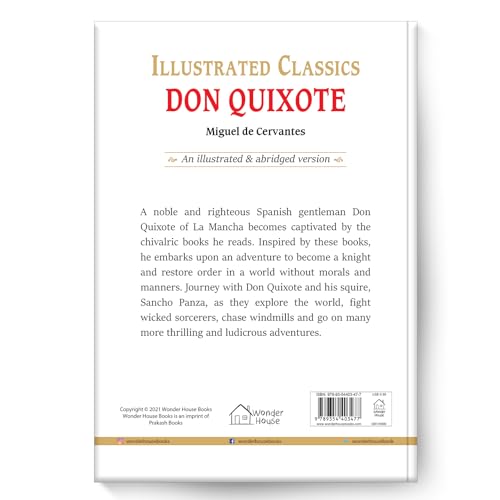 Don Quixote for Kids : Illustrated Abridged Children Classic English Novel with Review Questions (Illustrated Classics) (Hardcover)