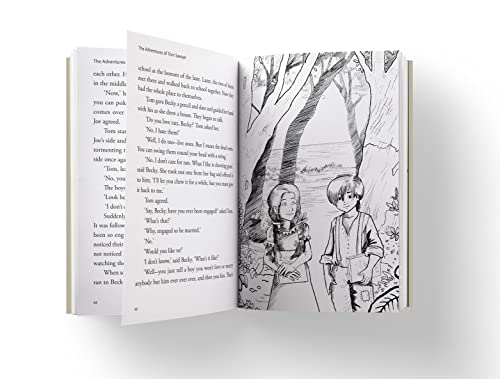 The Adventures of Tom Sawyer : llustrated Abridged Children Classic English Novel with Review Questions (Hardback (Hardcover)