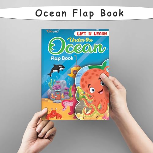 Under the Ocean Flap Book: Flap Book for Children, Colorful Underwater, Early Learning Adventure, learning book for kids for Ages 3-12 (Paperback)