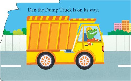 Cutout Board Book : Dump Truck - Small Wheel for Children's Activity | Picture | Cute Rhymes | Wonderful Gift for Kids; 1+ Ages (Board book)