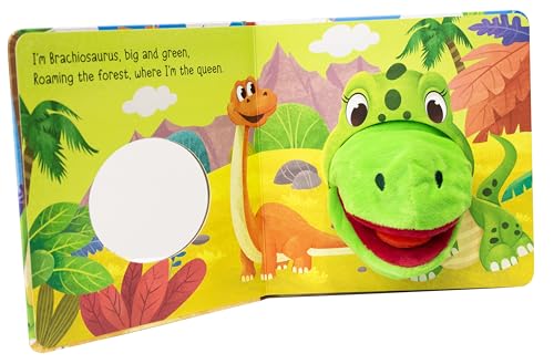 The Big Dinosaur Hand Puppet Book for Children: Animal Hand Puppet Board Book for Babies | Fun Interactive Dino Toy Book | Touch and Play Story | Animal-Themed Picture Book for Kids; 1+ Ages (Board book)