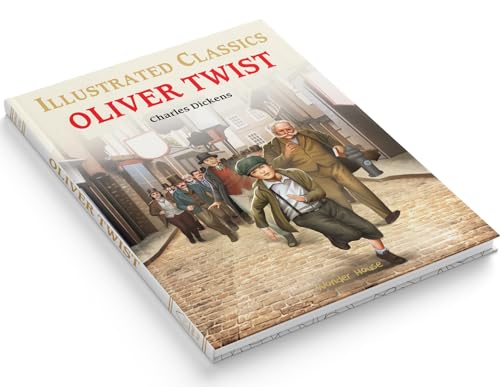 Oliver Twist : Illustrated Abridged Children Classics English Novel with Review Questions (Hardcover)