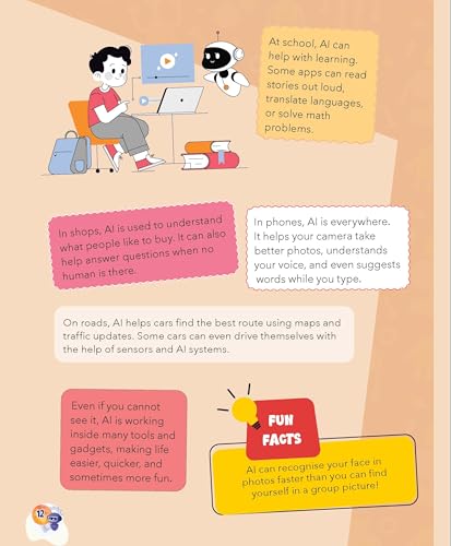 AI: My First Guide to AI - What is AI? | Beginner’s STEM Book for Kids | Introduction to Artificial Intelligence, Machine Learning & Real-World Uses | Educational Guide for Ages 8+ (Paperback)