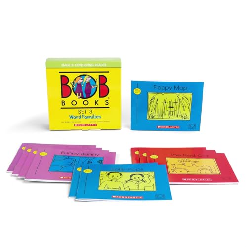 Bob Books -Word Families Box Set Phonics, Ages 4 and Up, Kindergarten, First Grade (Stage 3: Developing Reader) (Paperback)