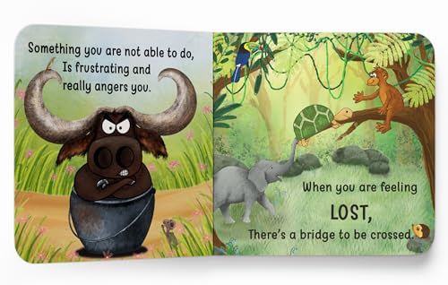 It’s Okay Not to Be Okay – A Gentle Board Book About Feelings for Kids: Helps Children Understand and Express Emotions Like Sadness, Anger & Worry | Builds Emotional Intelligence & Empathy | Comfortin (Hardcover)