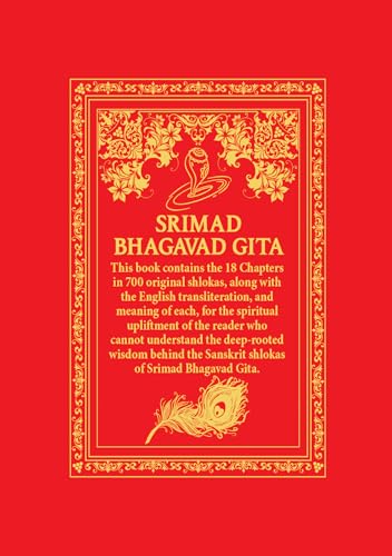 Srimad Bhagavad Gita: The Divine Scripture of Dharma, Devotion & Inner Piece | Sacred Book of Divine Wisdom & Truth | Spiritual Insights from Lord ... Deluxe Hardbound with English & Sanskrit Text (Hardcover)