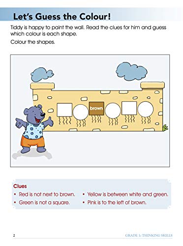 Thinking Skills: Grade 1 Fun-Filled Activities Book for Kids | Smart Scholars | Interactive and Engaging | Mind Treaser | Young Minds ; 6+ Ages (Paperback)
