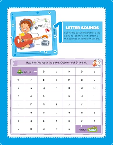 Oswaal Lil Legends 250+ Activities English Quest Activity Book for Age 5+ Years | Puzzles, Phonics & Grammar Practice | Vocabulary Expansions and Reading skills | UKG & Class 1 (Paperback)