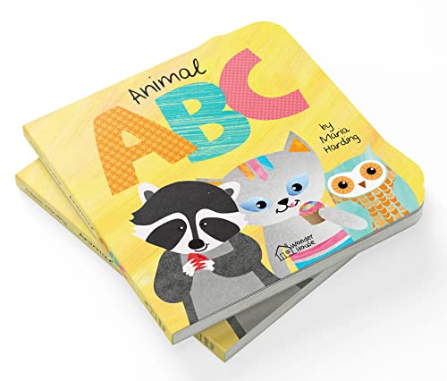 Animal ABC – Board Book for Kids: Playful Animals Teach A to Z with Bright Illustrations & Fun Rhymes | Learn the Alphabet with Tigers, Zebras, Elephants & More | Early Learning Alphabet Book for Babi (Hardcover)