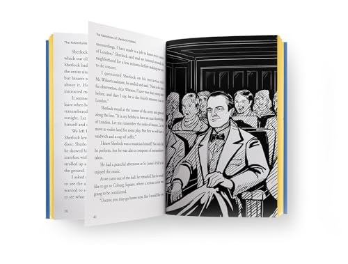 The Adventures of Sherlock Holmes Illustrated Abridged Children Classics English Novel with Review Questions Hardback (Hardcover)