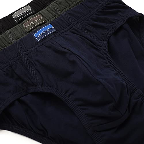 Van Heusen Men 100% Cotton Brief - Pack of 3 - Anti Bacterial, Colour Fresh, Moisture Wicking (₹599.00 with 4 percent savings)
