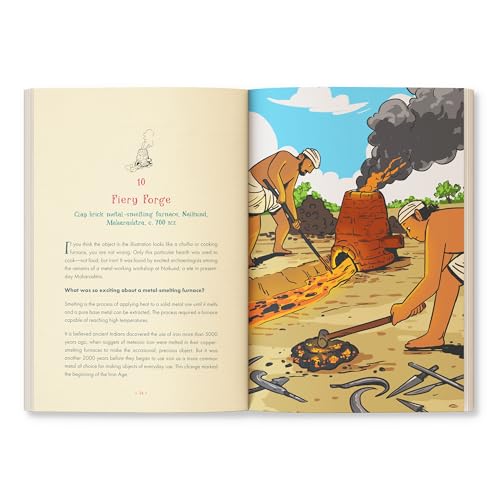A Children's History of India in 100 Objects: Indian History from Ancient Times to Present Day through Various Artefacts and Art | Full-Colour Illustrated Book for Young Readers (Paperback)