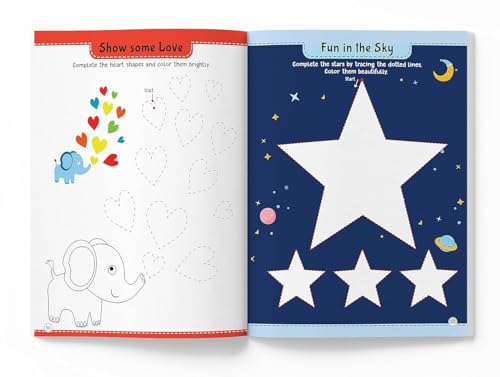 101 Pencil Control Activity Book For Kids: Tracing Practise Book | Age 2+ and up | 4 hours of writing activities (Paperback)