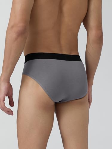 XYXX Men's Aero Super Combed Cotton Regular Fit Solid Antibacterial Briefs with No Marks Waistband (Pack of 2) (₹399.00 with 33 percent savings)