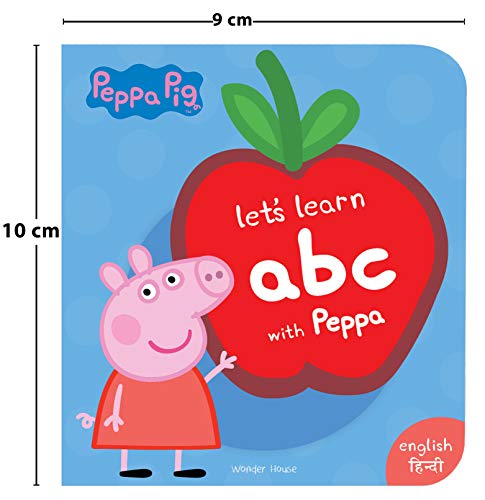 Peppa Pig Early Learning Library (English-Hindi): Boxset of 10 Board Books for Children (Board book)