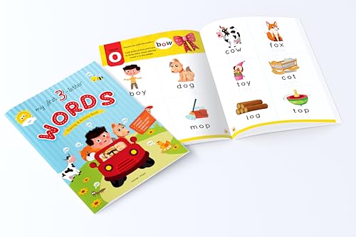 My First 3-Letter Words: Tracing and Activity Book for Kids | Learn to Read, Write & Recognize Words | Ages 3–5 | Early Literacy Made Fun (Paperback)