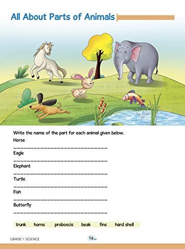Science Fun-Filled Activity Book for Kids Grade 1: Smar Schoolars | Science for Early Learners | Children’s Skill Build | Hands-On Learning ; 6+ Ages (Paperback)