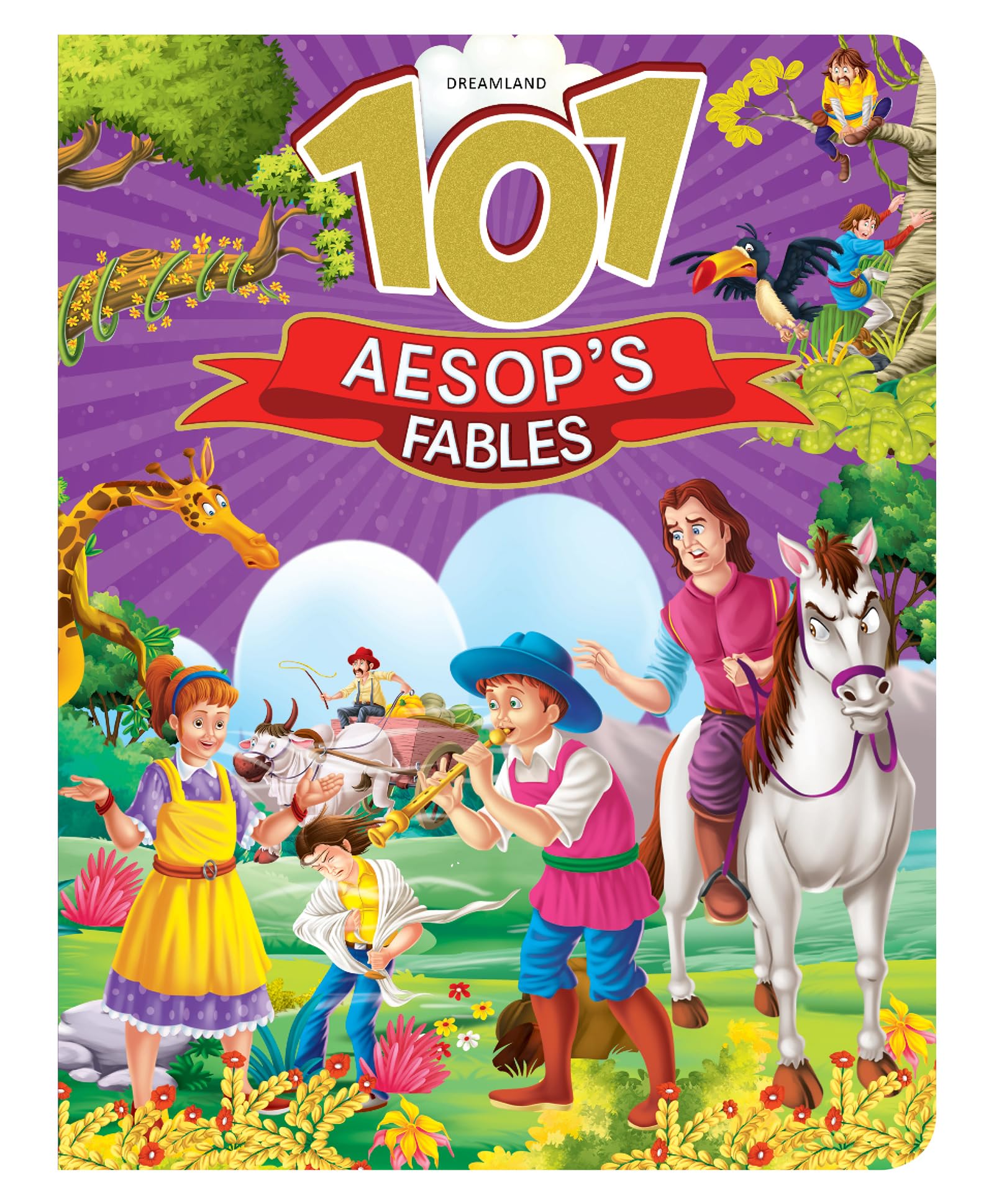 101 Aesop’s Fables Book for Kids Age 7–12 Years | Moral Stories with Thoughtful Life Lessons, Easy Language & Engaging Illustrations | Timeless Collection for Children