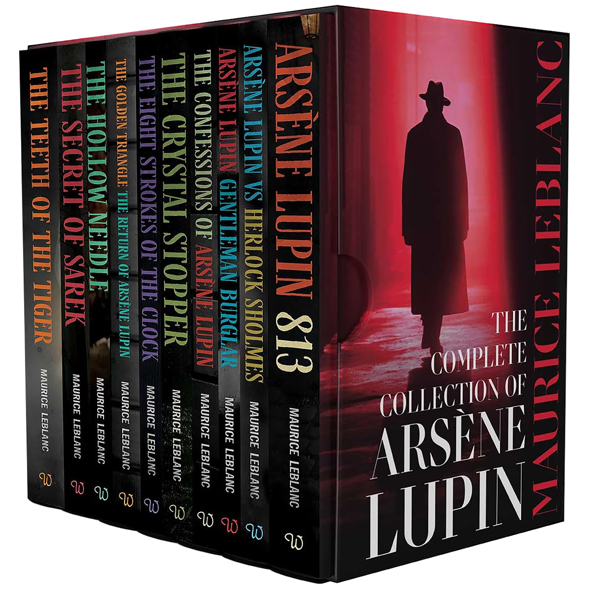 The Complete Collection of Arsène Lupin 10 Books Box Set by Maurice LeBlanc(Gentleman Burglar, The Confessions, The Crystal Stopper, The Eight Strokes of the clock & More)