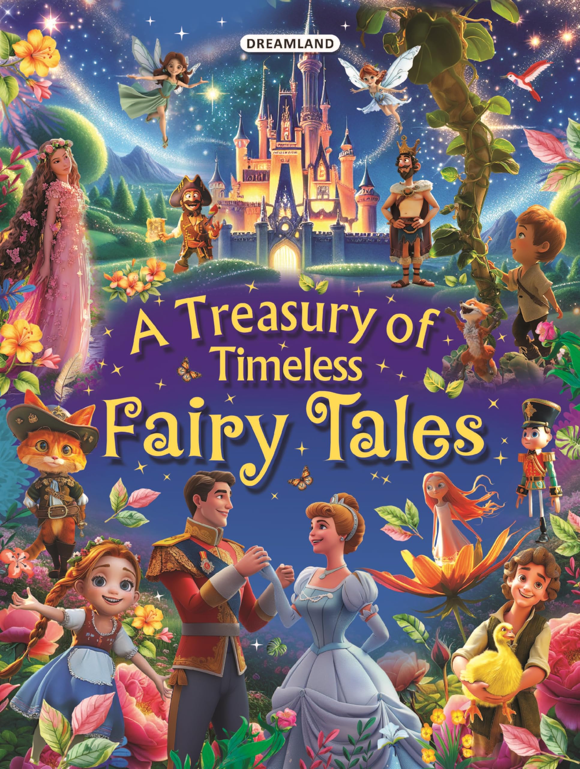 A Treasury of Timeless Fairy Tales for Children – Magical Stories with Brave Heroes, Mystical Creatures & Stunning Illustrations | Classic Fairy Tales to Inspire Imagination, Fun & Learning