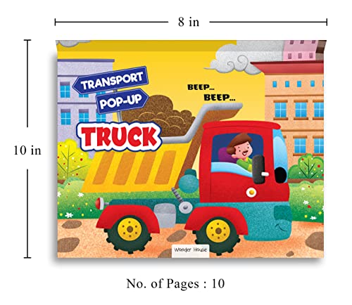 Pop-up Transport - Truck - Gorgeously Illustrated Pop-up Book For Children - Learn About The World Of Trucks and What All They Do (Pop-Up)
