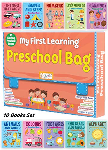My First Learning Reading Bag - Set Of 10 Exciting Reading Books+My First Learning Preschool Bag - Set Of 10 Exciting Preschool Books (Set Of 2 Books) (Product Bundle)