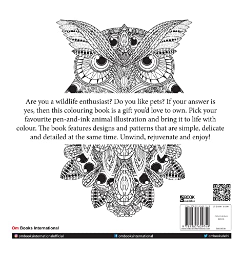 Mandala Colouring Book for Adults- Animal Kingdom (Hardcover)