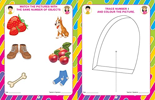 My Complete Kit of Nursery Books Pack - A Set of 9 Books| Preschool Books for Children Age 2 -5 Years | Art & Craft, English, Maths, Environmental Studies, Pattern Writing, English Practice Book, Math (Paperback)