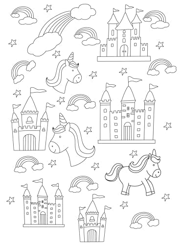 Colouring Book: Doodle Colouring Book Unicorn (Paperback)