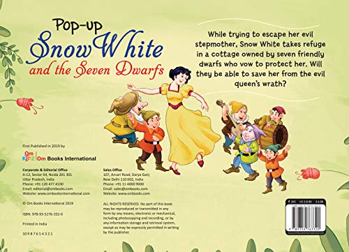 Pop Up Snow White and the Seven Dwarfs Book for Children: 3D Interactive Pop Up Adventure Book for Kids | Pop Up Magical Adventure | Princess’s Journey | Mirror, Magic, and More | Forest Tale Unfolds  (Paperback)