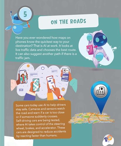 AI: My First Guide to AI - How AI Helps Us | Beginner’s STEM Book for Kids | Learn Real-Life Uses of Artificial Intelligence, Smart Technology & Everyday Applications | Educational Guide for Ages 8+ (Paperback)