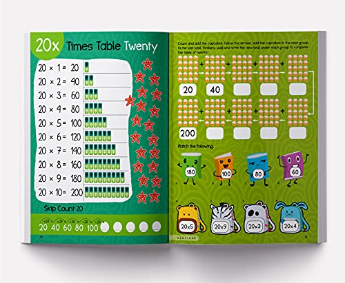 My First Times Tables Activity Book: Multiplication Made Easy | Ages 6–8 | Build Confidence in Basic Math | 2.5 Hours of Practice (Paperback)