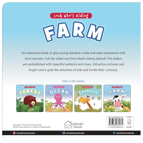 Look Who's Hiding - Farm : Pull The Tab Novelty Books For Children (Board book)