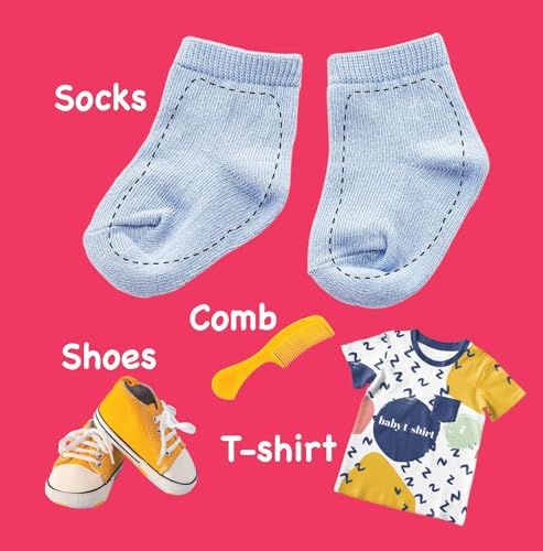 First Word Touch and Feel Board Book for Children: First Words with Sensory Fun in Every Turn | Early Word Recognition | First Vocabulary Skills with ... Learning for Babies (Large Print Story Book) (Hardcover)