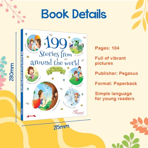 199 Stoies from Around the World - Exciting Stories for 3 to 6 Year Old Kids (Paperback)