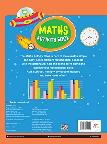 Maths Activity Book for Kids: Knowing Numbers, Addition-Subtraction, Fraction & BODMAS | Math Exercises for Children with Fun Activities | Early Learning | Problems & Brain Boosters for Little Scholar (Paperback)