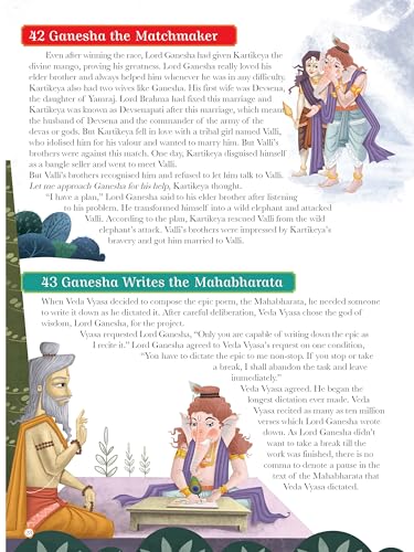 101 Tales of Ganesha: Stories of Lord Ganesha’s Wisdom, Miracles & Devotion | Inspirational Hindu Tales for Kids | Illustrated Storybook from the Puranas & Mythology | Ages 6+ (Paperback)