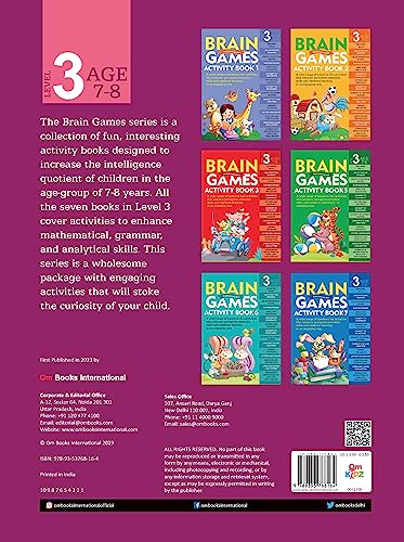 Activity Book: Brain Games for Kids - Brain Games Activity Book Level 3 - Book-4 (Paperback)