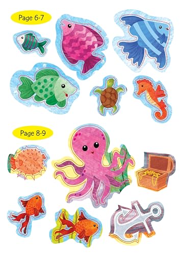Mermaid Magic: Fun Stickers and Ocean Adventures | Sticker Activity Book (Paperback)