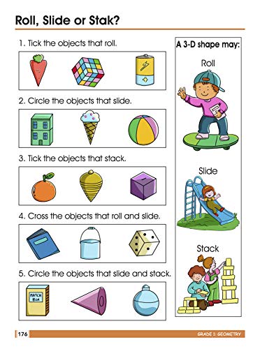 First Grade Activity Book: 320 Pages of Practice for Ages 6-7 – Reading, Phonics, Grammar, Science, Fun Puzzles, Geometry, Data Handling & More (Paperback)