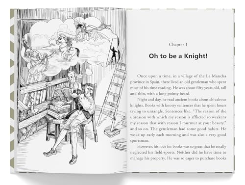 Don Quixote for Kids : Illustrated Abridged Children Classic English Novel with Review Questions (Illustrated Classics) (Hardcover)