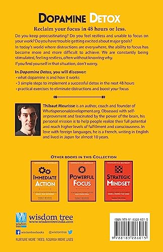 Dopamine Detox: A Short Guide to Remove Distractions and Get Your Brain to Do Hard Things (Paperback)