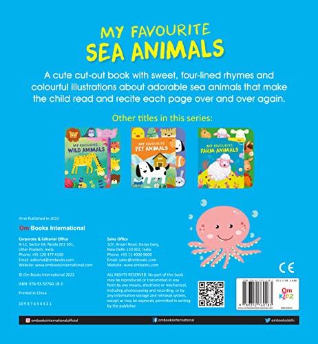 Board book: My Favourite Sea Animals (Paperback)